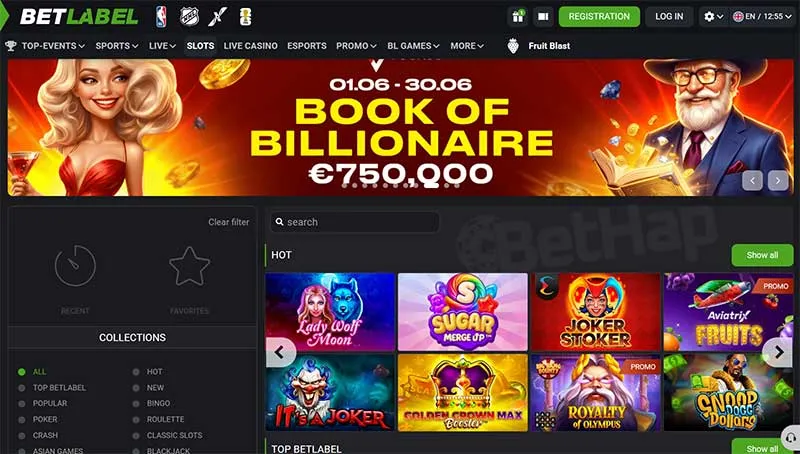Betlabel: casino ohne OASIS mit No-Deposit-Freispielen
